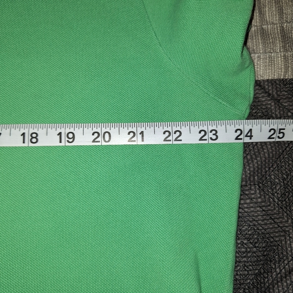 Polo Ralph Lauren Green Pink Logo Essential Polo Dress Shirt - XL - Picture 10 of 10
